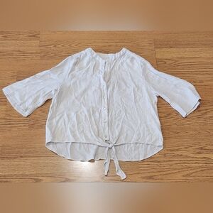 nanette lepore Womens Blouse Beige Size L